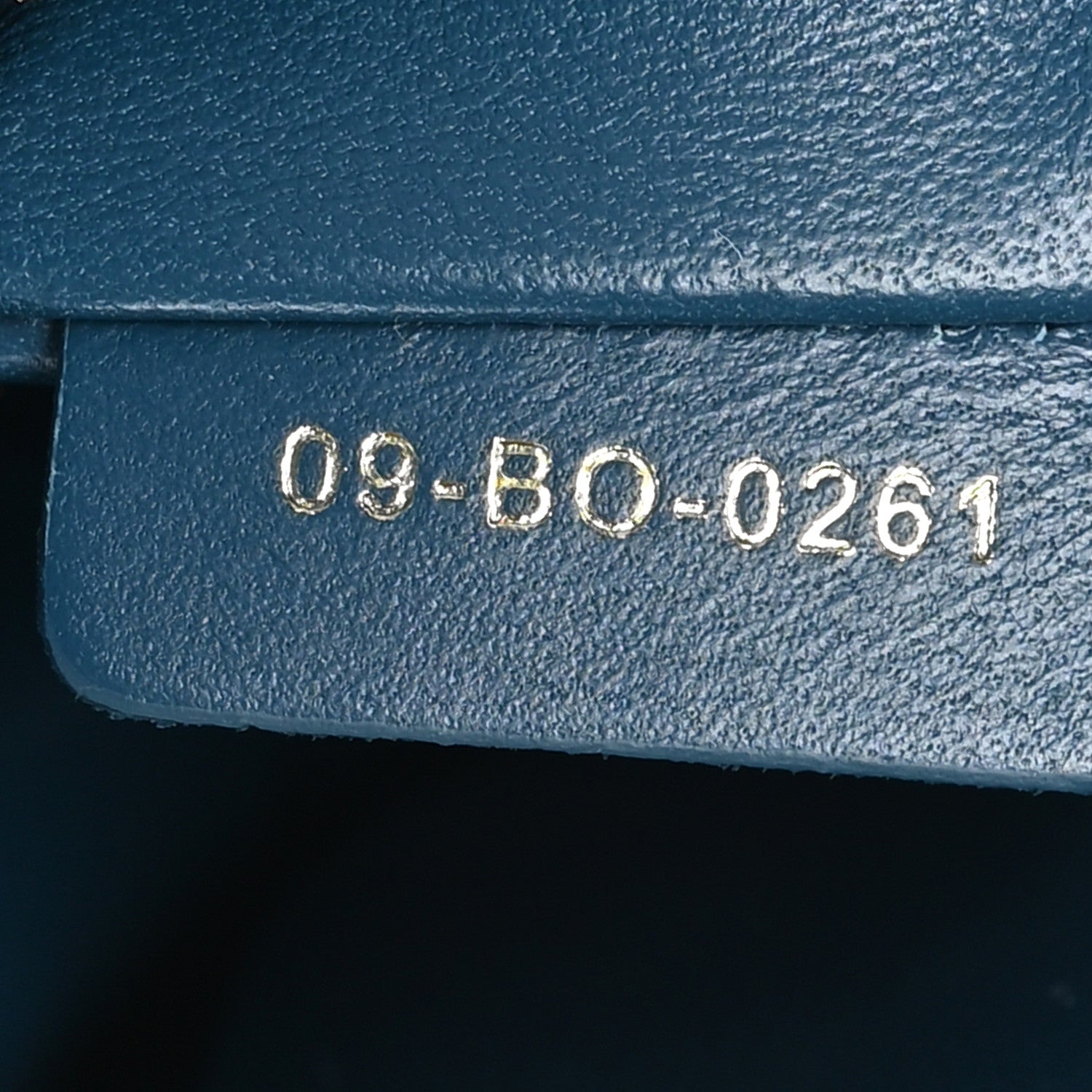 Christian Dior Grained Calfskin 30 Montaigne Flap Bag Blue 8 of 11