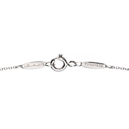 Tiffany Sterling Silver 12mm Elsa Peretti Cross Pendant Necklace 4 of 5