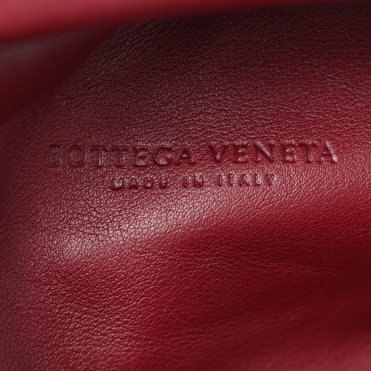 Smooth Butter Calf The Pouch Oversized Clutch Bordeaux