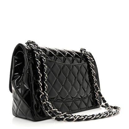 Chanel Patent Quilted Jumbo Double Flap Black 3 of 11