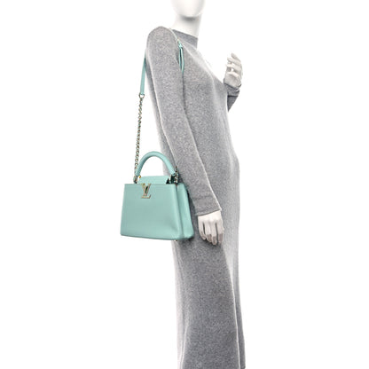 Louis Vuitton Taurillon Capucines BB Iridescent Topaz 2 of 8