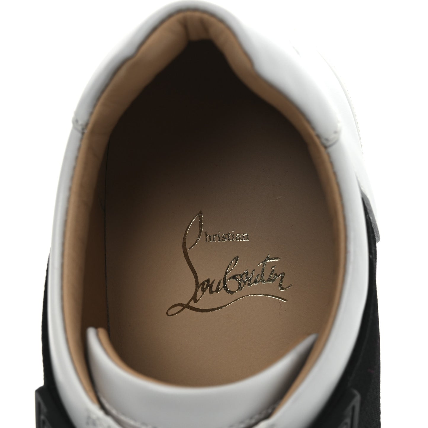 Calfskin Elastikid Donna Flat Sneakers 37 Bianco Black