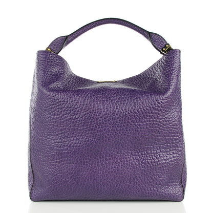 Burberry Heritage Grain Medium Lindburn Hobo Purple Aster 1 of 8