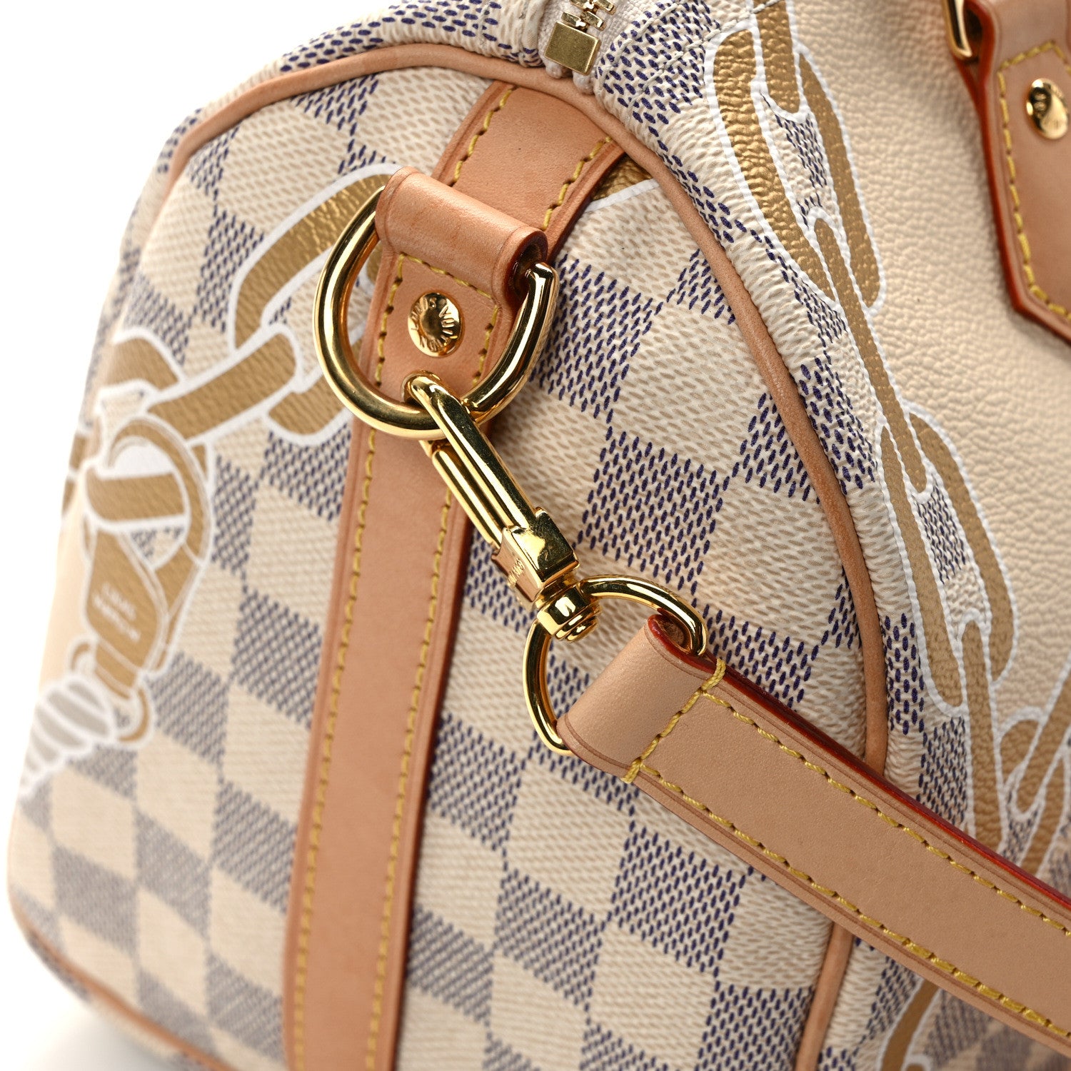 Louis Vuitton Damier Azur Nautical Speedy Bandouliere 25 13 of 13