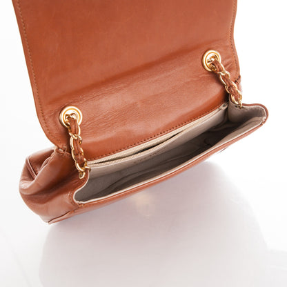 Chanel Lambskin Small CC Flap Brown 5 of 7