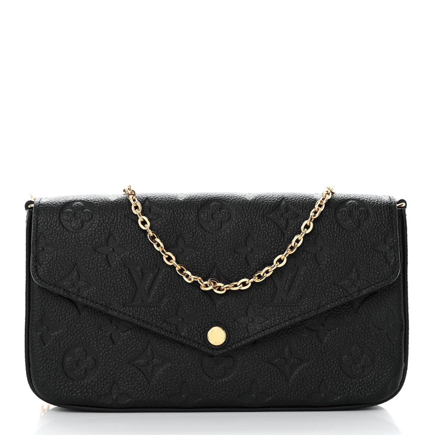 Empreinte Pochette Felicie Chain Wallet Black