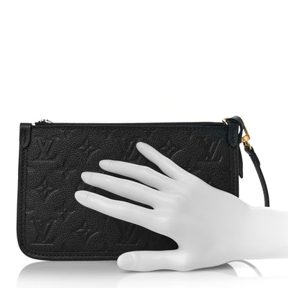 Louis Vuitton Empreinte Carryall PM Pochette Black 2 of 8