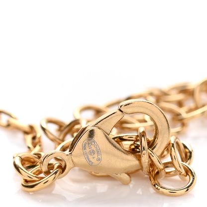 Chanel Crystal CC Chain Short Necklace Gold 6 of 7