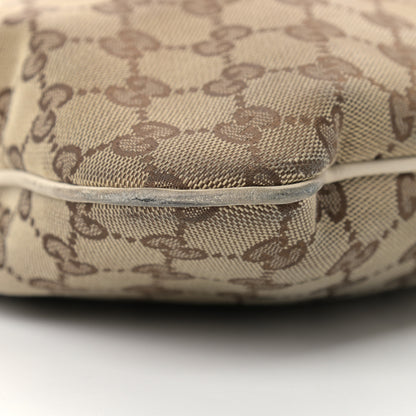 Gucci Monogram Medium New Britt Hobo Off White 20 of 21