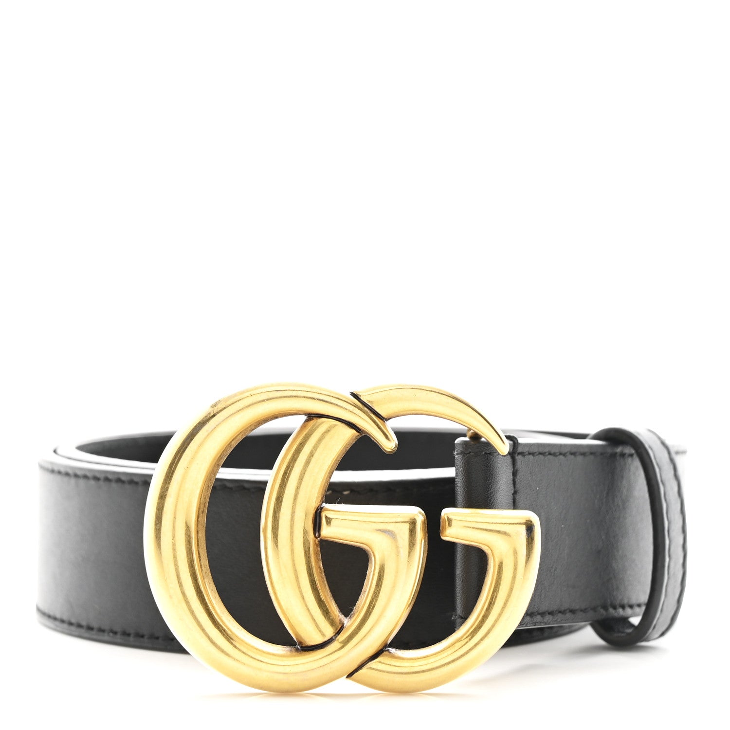 Gucci Calfskin Double G 30mm Belt 70 28 Black 1 of 5