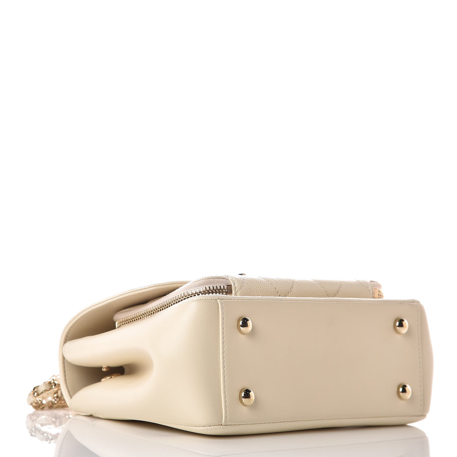 Chanel Caviar Quilted Small Business Affinity Flap White 4 of 9