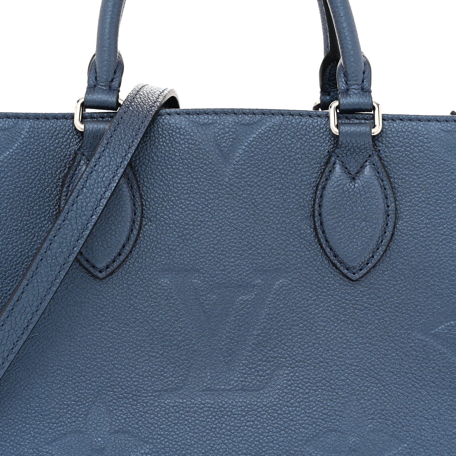 Louis Vuitton Empreinte Monogram Giant Onthego PM Navy Nacre 6 of 8