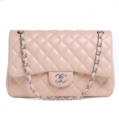 Chanel Lambskin Jumbo Double Flap Beige Clair 1 of 8