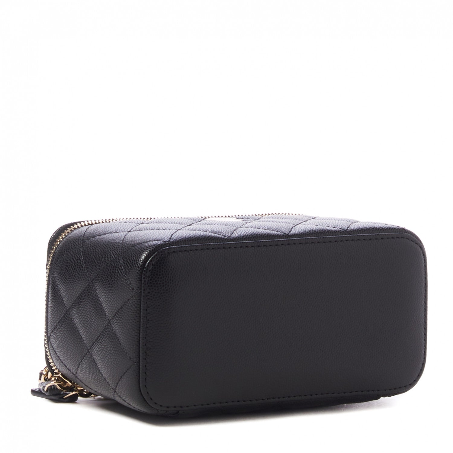 Chanel Caviar Quilted Small Vanity Case With Chain Black 4 of 10