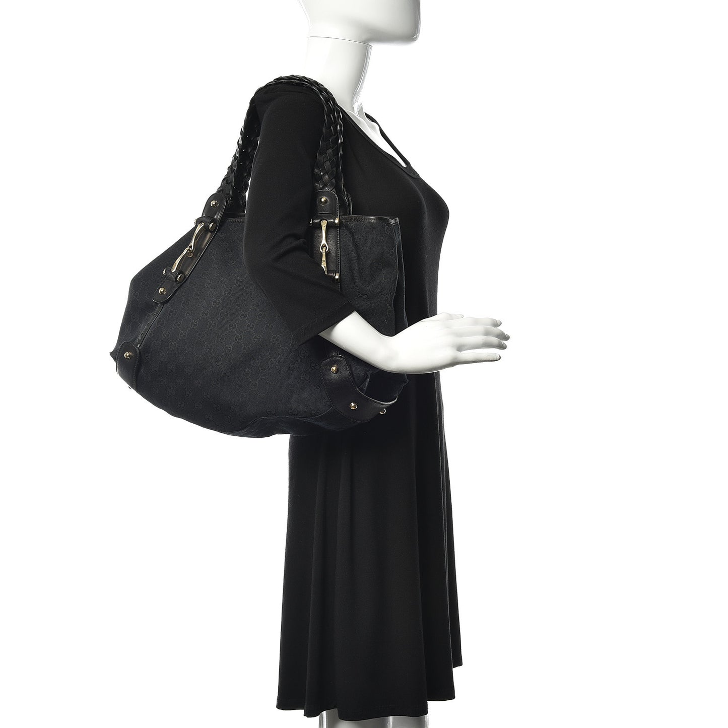 Monogram Pelham Shoulder Bag Black
