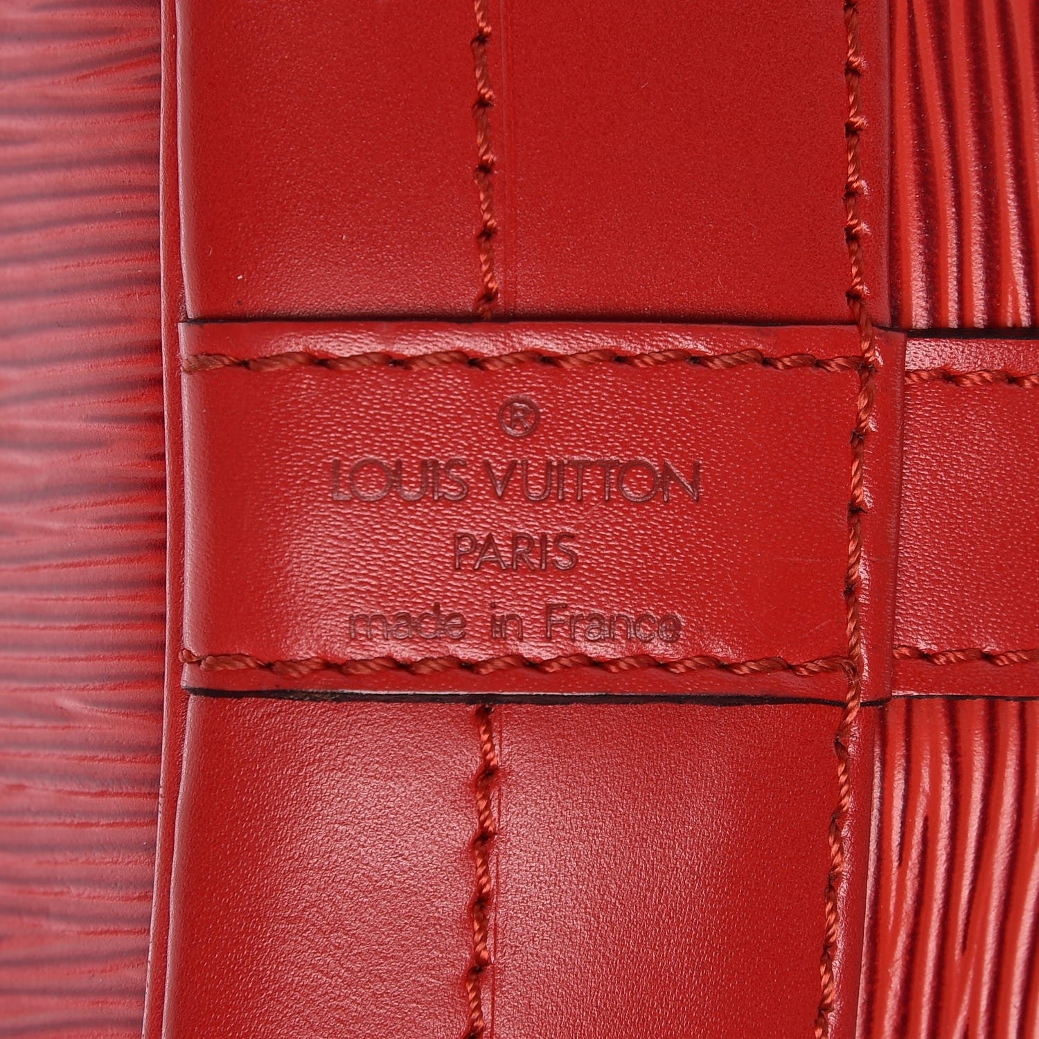 Louis Vuitton Epi Noe Castillan Red 6 of 12