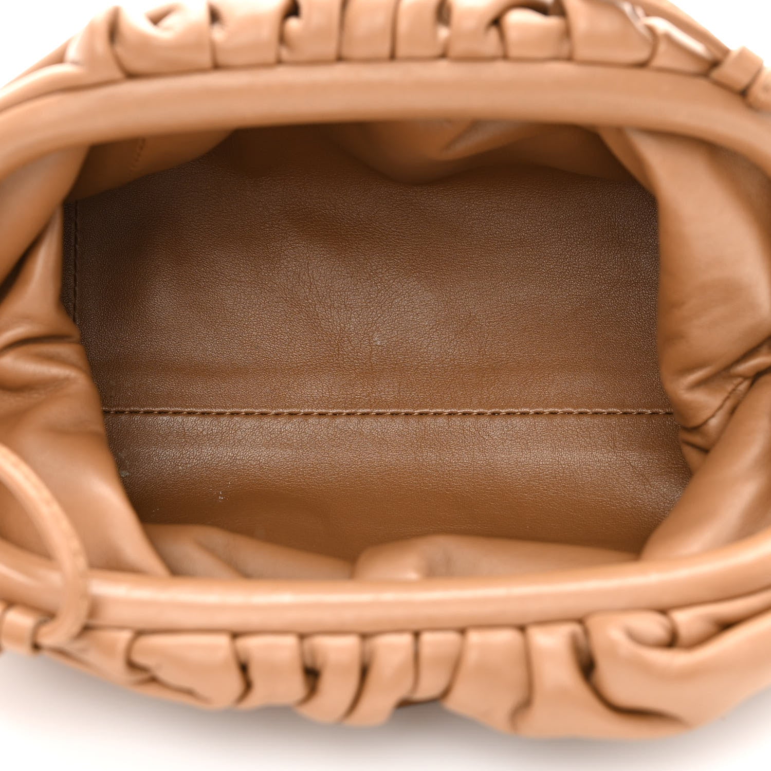 Bottega Veneta Butter Calfskin The Mini Pouch Cammello 5 of 11