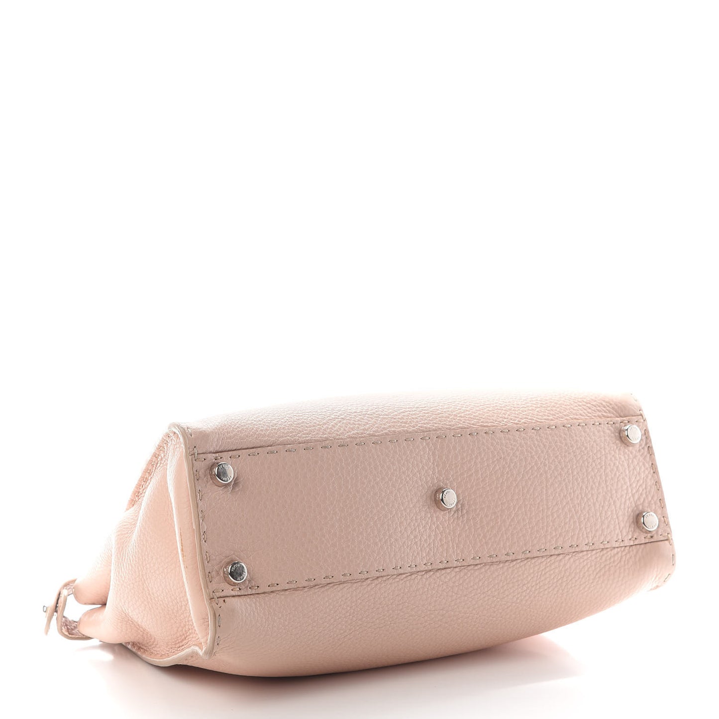 Cuoio Romano Selleria Bi-Color Medium Peekaboo Iconic Satchel Rosa Plaster Pesca