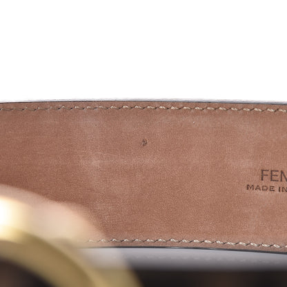 Fendi Vitello F is Fendi Bi-Color FF 1974 Embossed Belt 70 28 Maya Black 8 of 8