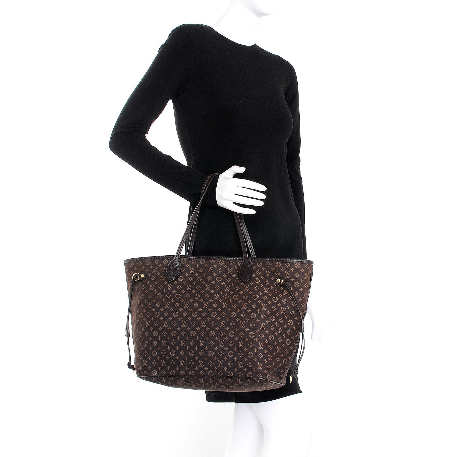 Louis Vuitton Monogram Idylle Neverfull MM Fusain 2 of 13