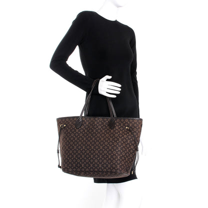 Louis Vuitton Monogram Idylle Neverfull MM Fusain 2 of 13