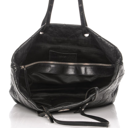 Chanel Glazed Calfskin Large On The Road Tote Black 5 of 8