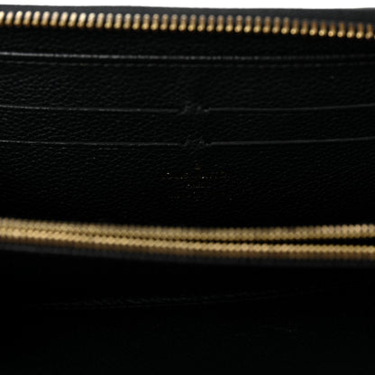 Louis Vuitton Empreinte Zippy Wallet Black 6 of 8
