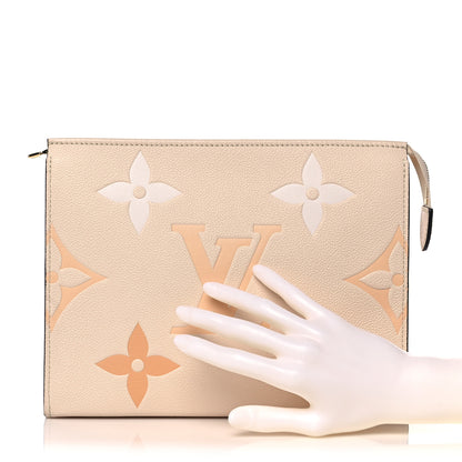 Louis Vuitton Empreinte Monogram Giant By The Pool Toiletry Pouch 26 Cream Saffron 2 of 9