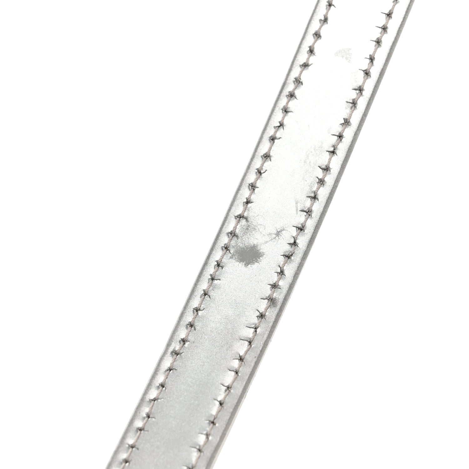 Christian Dior Metallic Patent Micro-Cannage Medium Lady Dior Silver 12 of 16