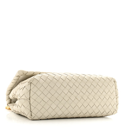 Bottega Veneta Nappa Intrecciato Baby Olimpia Shoulder Bag Chalk 4 of 13