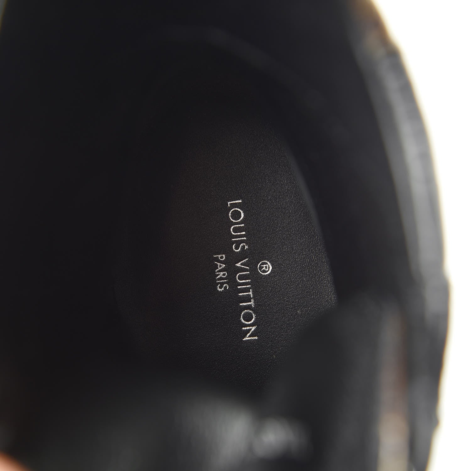 Louis Vuitton Suede Calfskin Monogram Laureate Platform Desert Boots 35.5 Black 7 of 12