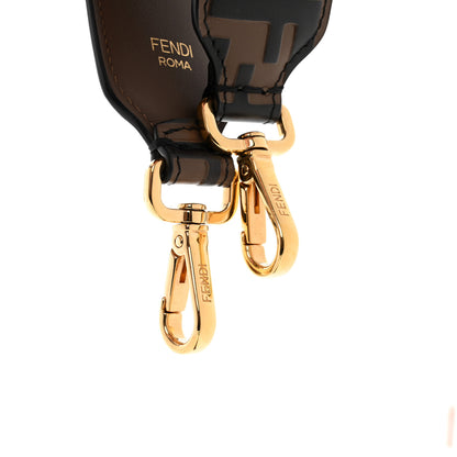 Fendi Calfskin FF 1974 Embossed Mini Strap You Maya Black 5 of 5
