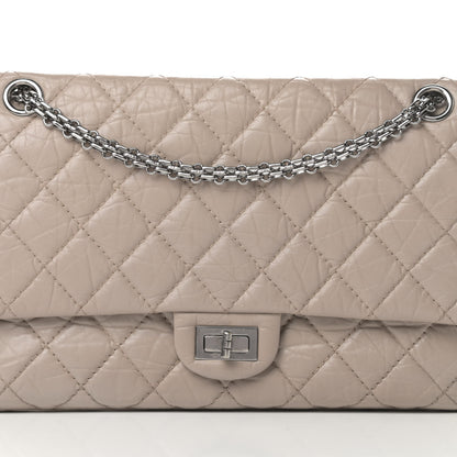 Chanel Aged Calfskin Quilted 2.55 Reissue 226 Flap Taupe 8 of 17