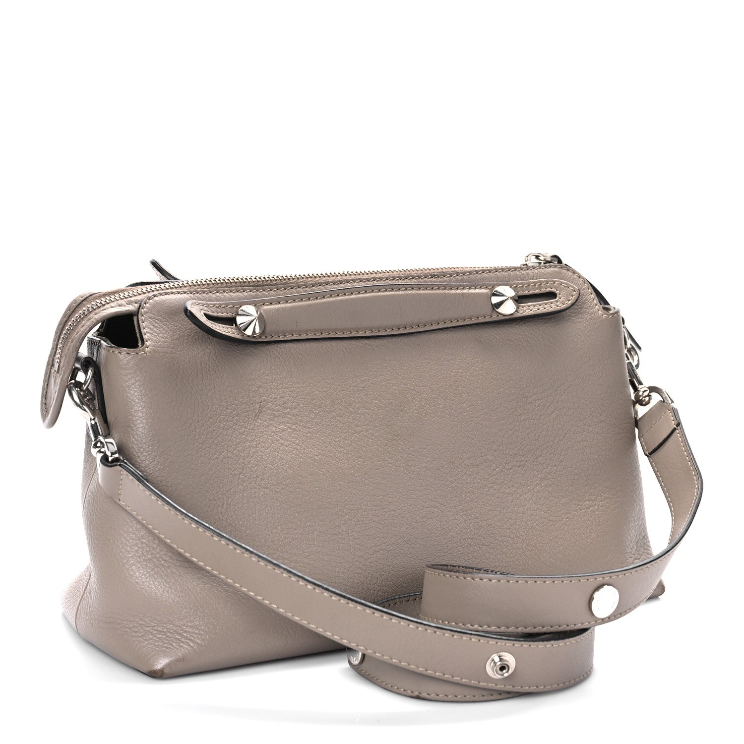 Fendi Vitello Dolce Medium By The Way Boston Bag Tortora 3 of 11