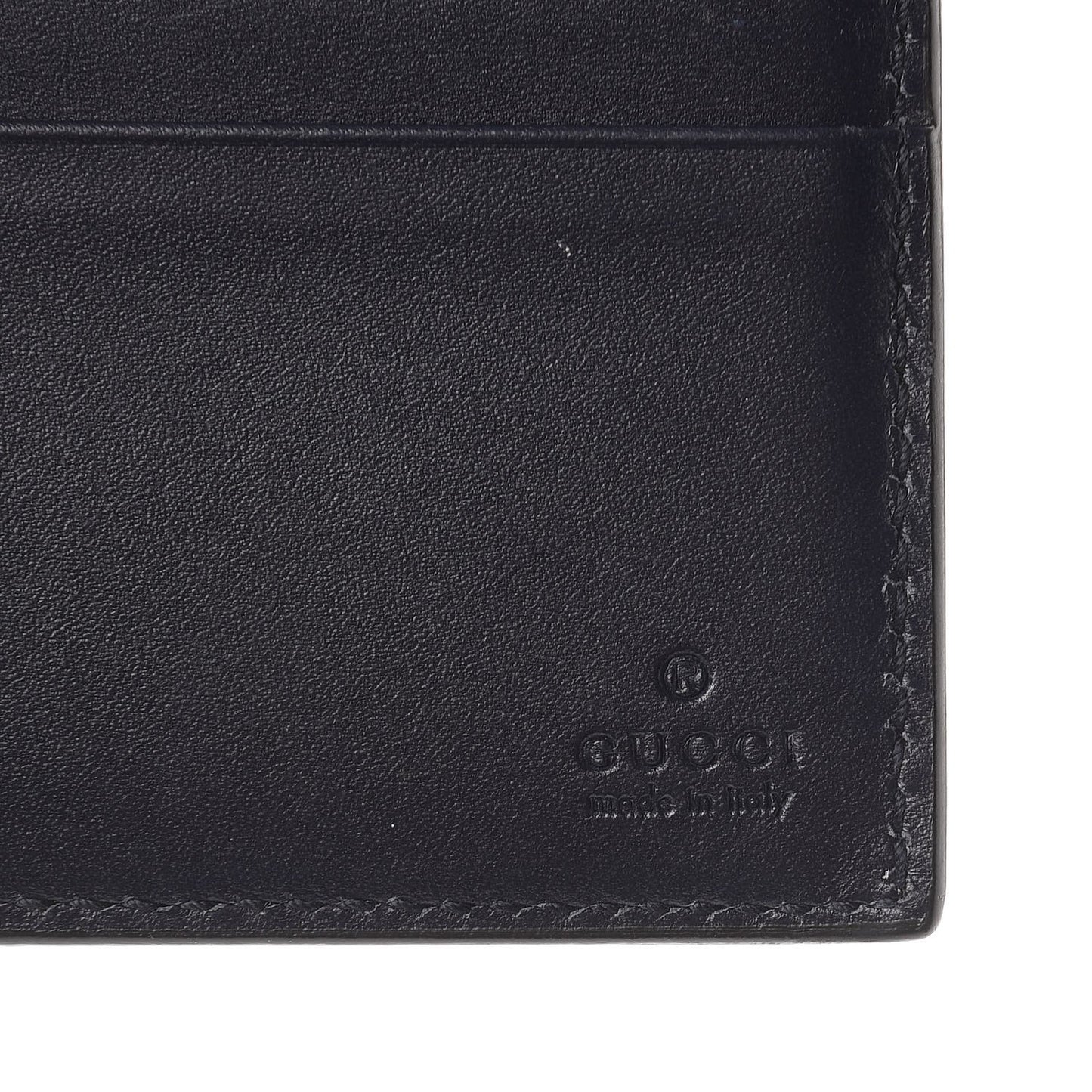 Guccissima Bi-Fold Wallet Blue