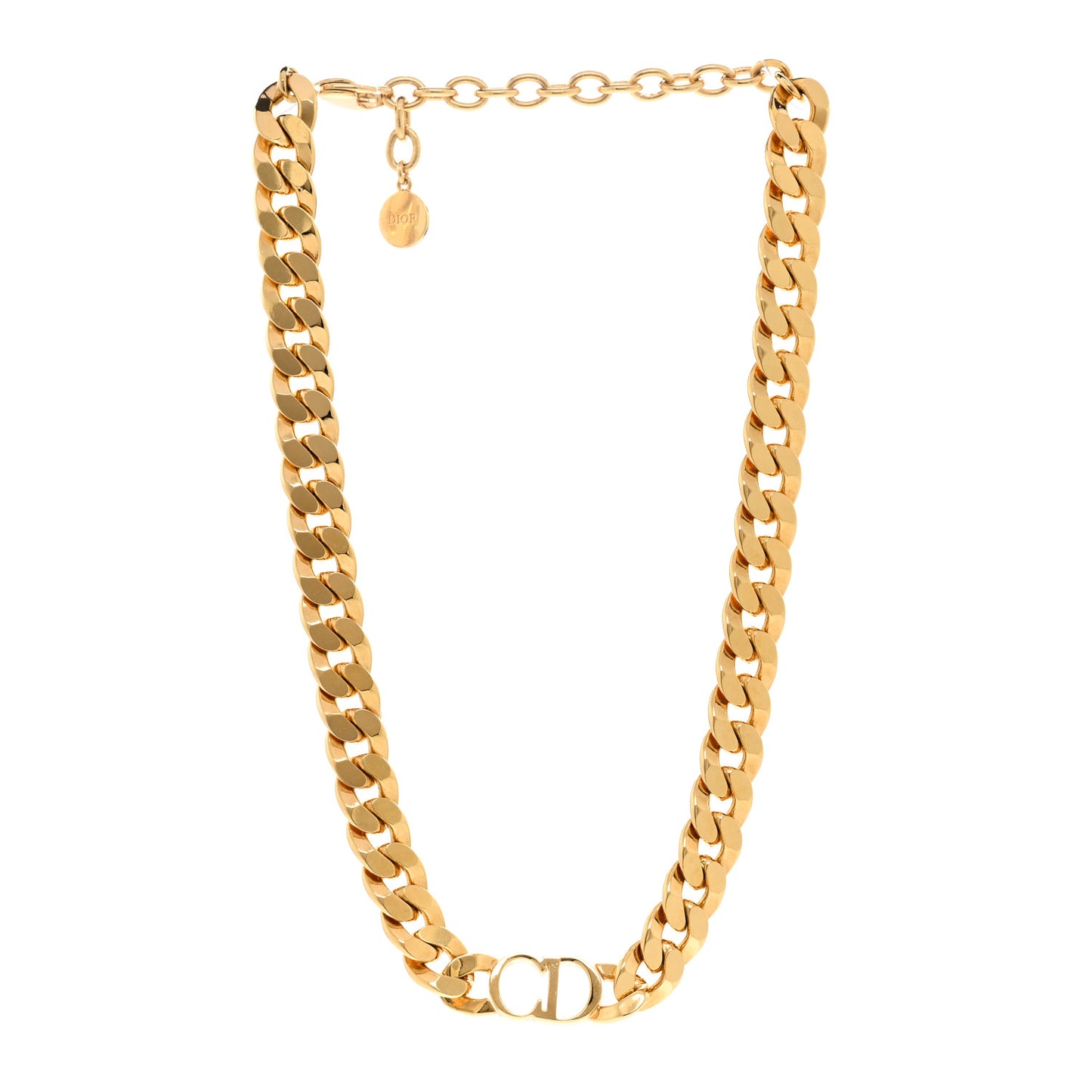Metal Danseuse Etoile Chain Choker Necklace Gold