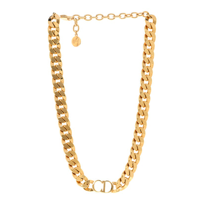 Christian Dior Metal Danseuse Etoile Chain Choker Necklace Gold 3 of 6
