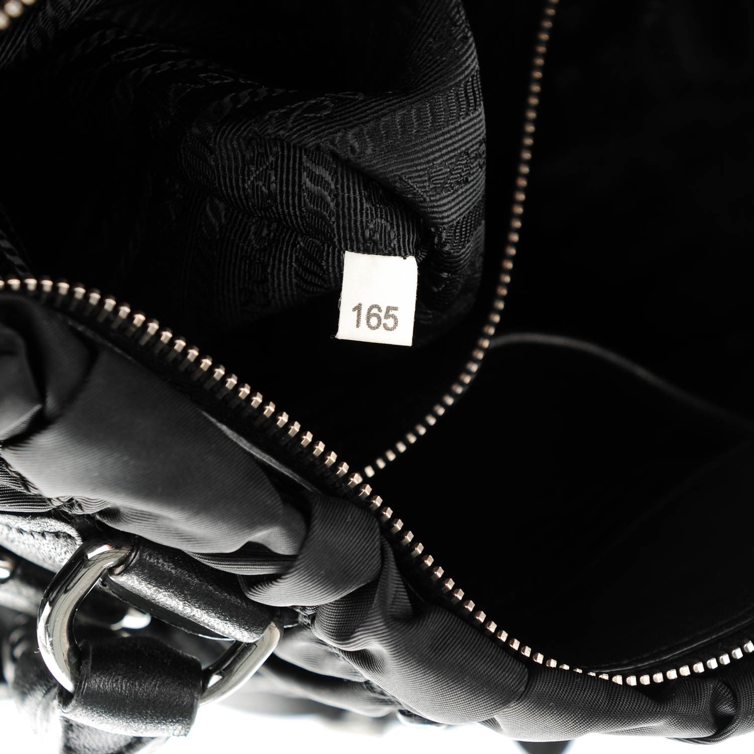 Prada Tessuto Nylon Gaufre Tote Nero Black 7 of 8