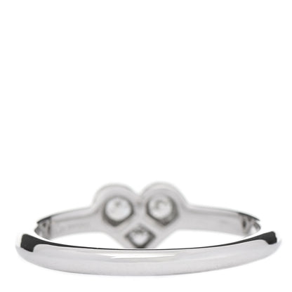 Tiffany Platinum Diamond Hearts Ring 52 6 4 of 5