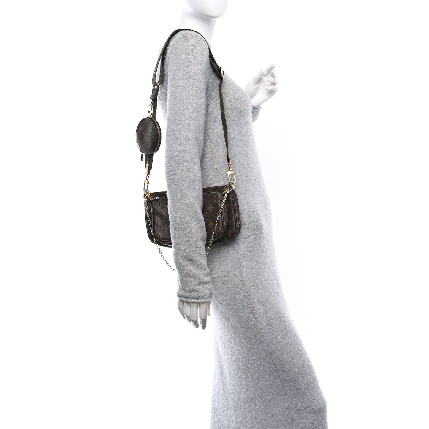 Monogram Multi Pochette Accessories Kaki