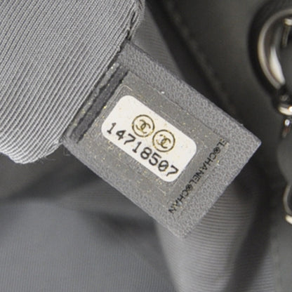 Chanel Nylon Quilted Tweed on Stitch Flap Gray 8 of 12