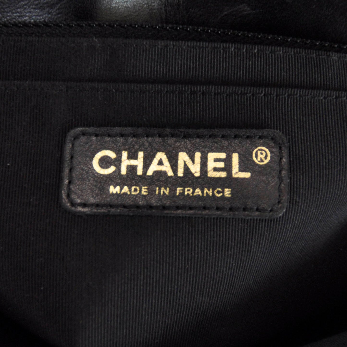 Patent Quilted Sparkle Glitter Jumbo Flap Black