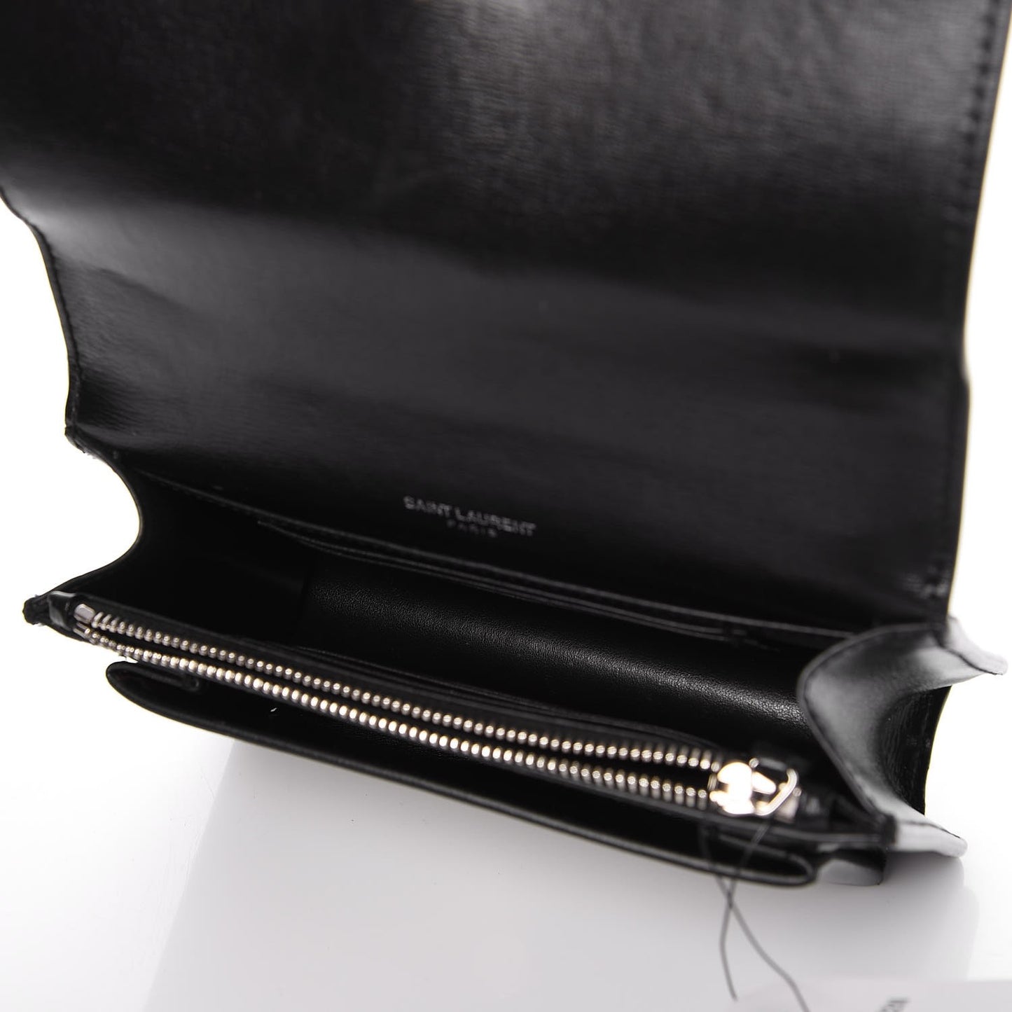 Calfskin Monogram Sunset Chain Wallet Black