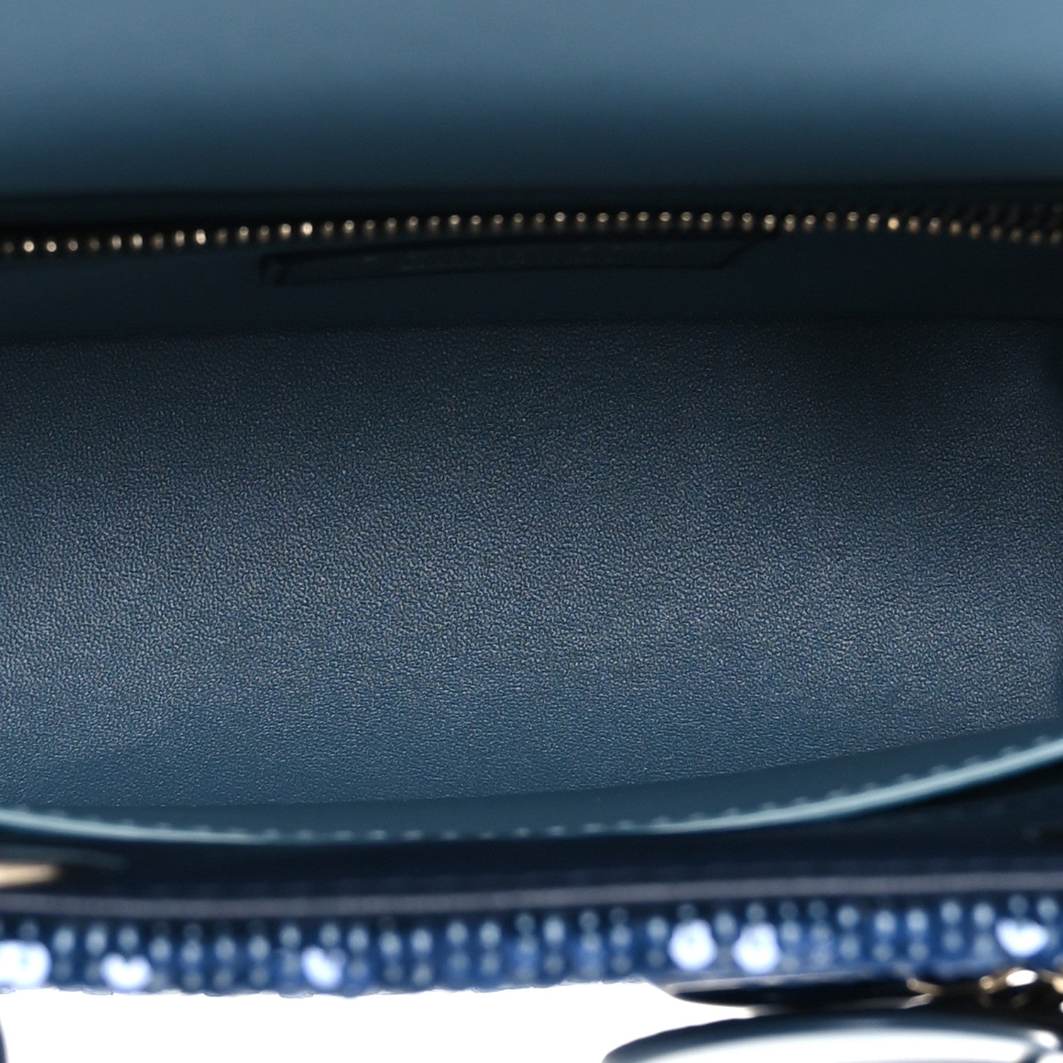 Christian Dior Calfskin Sequin Gradient Stitched Small Lady Dior Blue 5 of 12