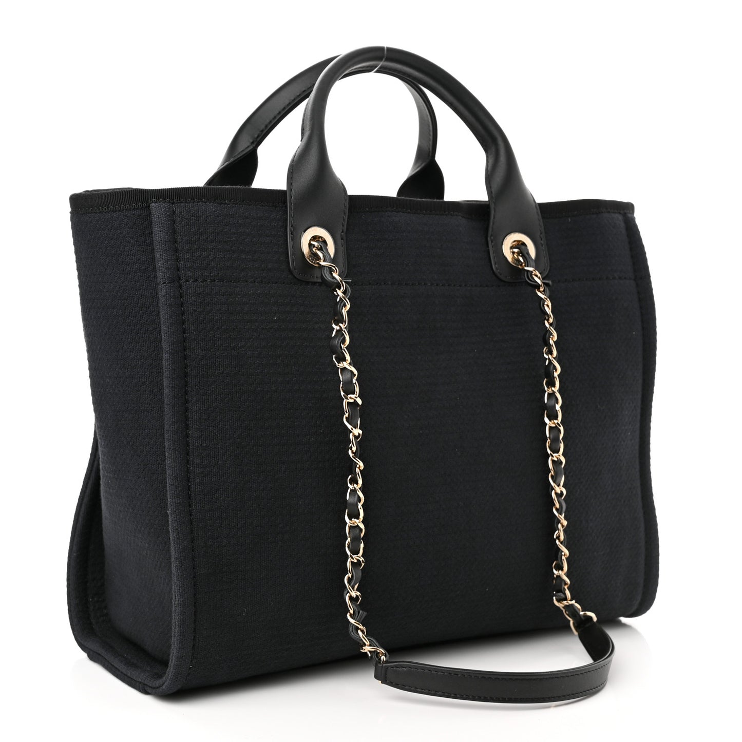 Mixed Fibers Small Deauville Tote Black