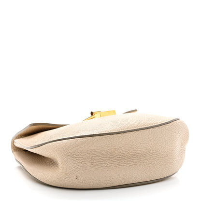 Chloe Grained Lambskin Mini Drew Shoulder Bag Abstract White 4 of 18