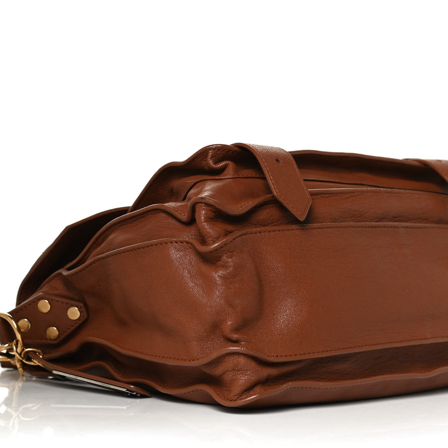 Lambskin Medium PS1 Satchel Saddle