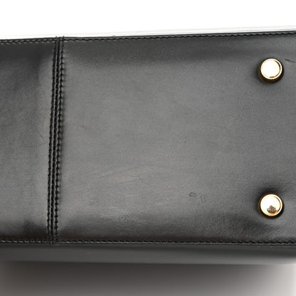 Salvatore Ferragamo Brushed Off Calfskin Iconic Large Top Handle Bag Black 14 of 17