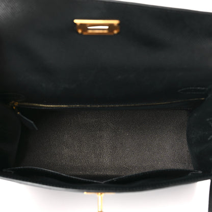Hermes Epsom Kelly Sellier 28 Black 5 of 11