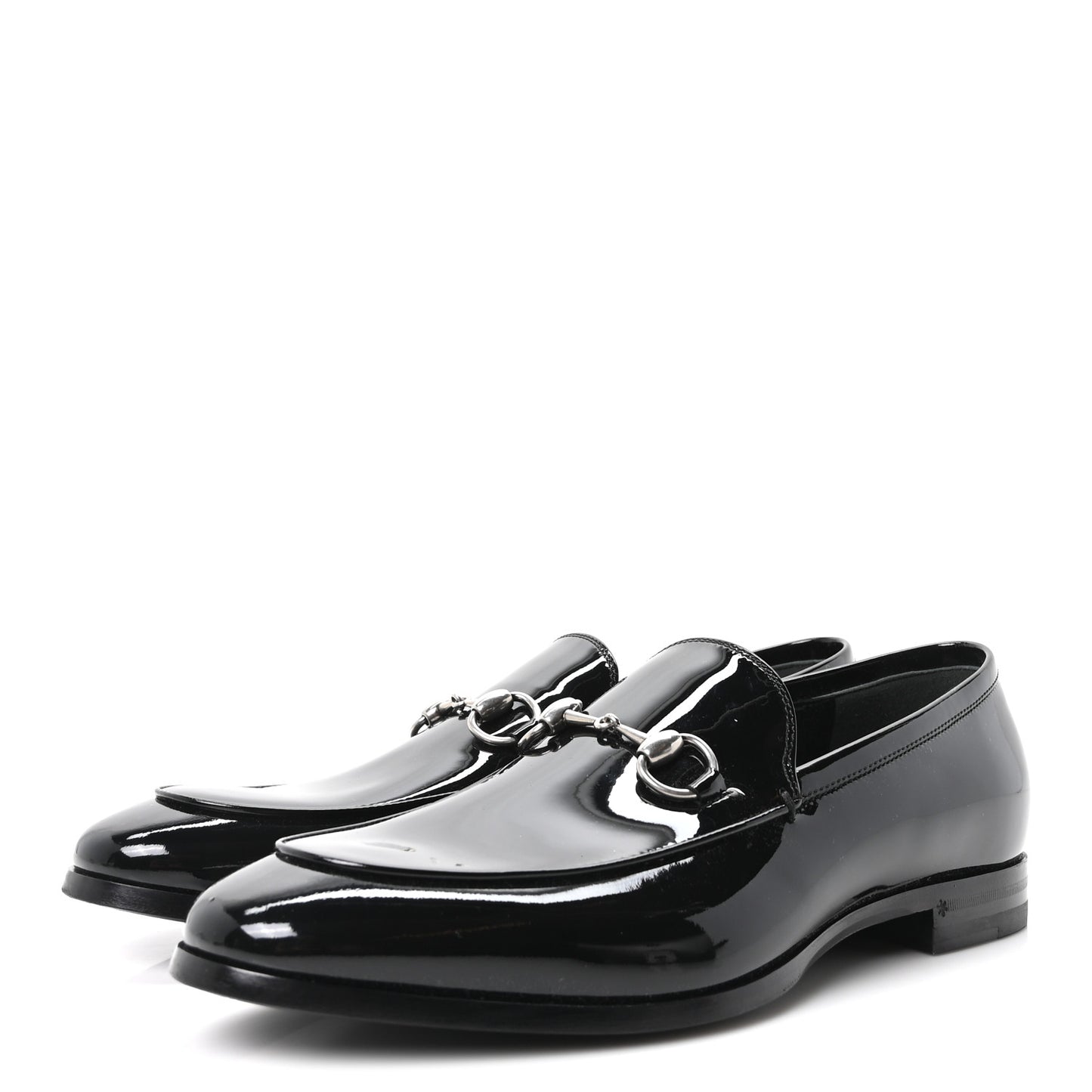 Vernice Crystal Horsebit Mens Jordaan Loafers 8 Black